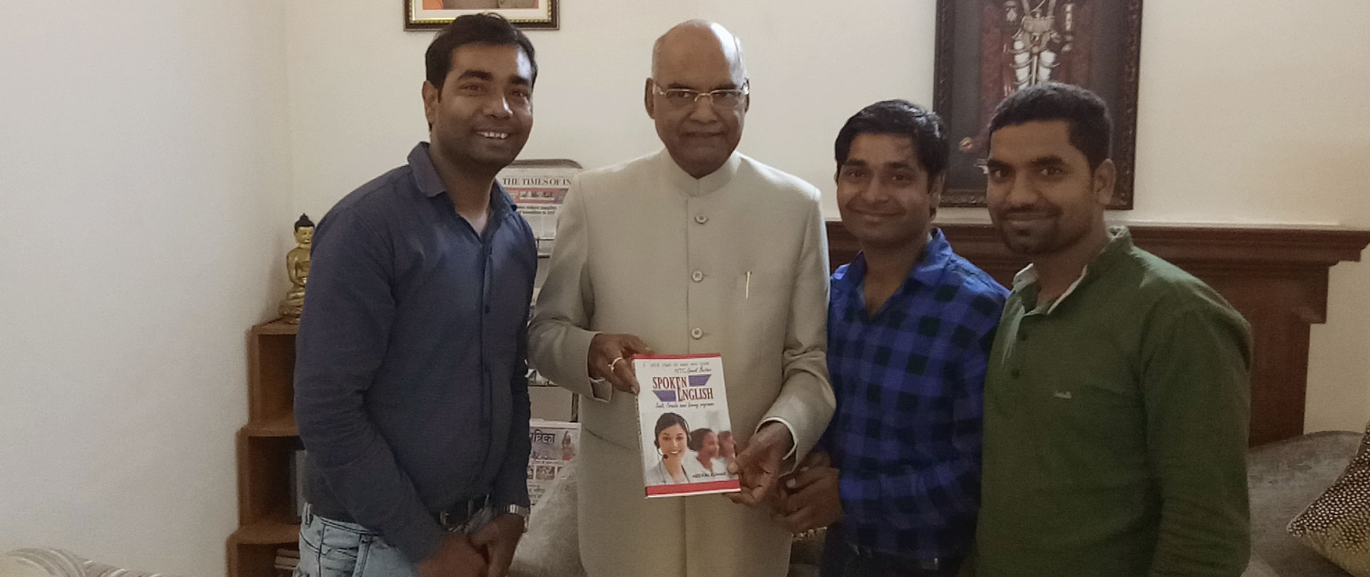 Book Launching with President Ram Nath Kovind Ji