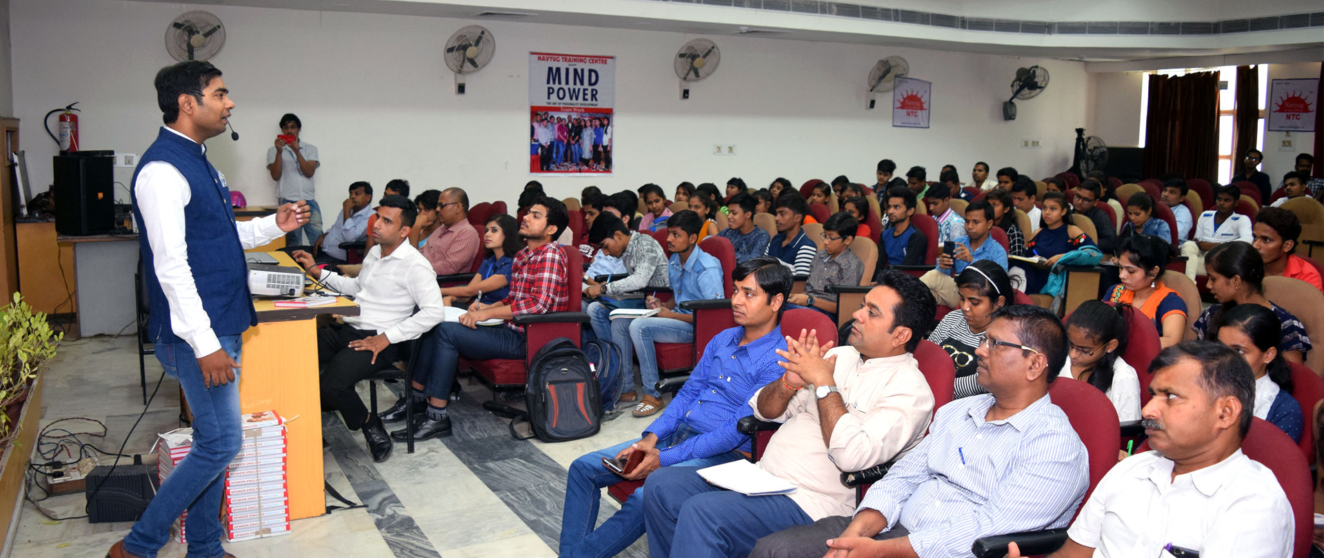 Neeraj Kumar on stage